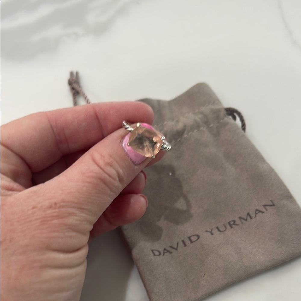 David Yurman Rose Quartz Ring